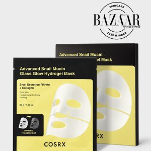 Advanced Snail Mucin Glass Glow Hydrogel Mask_3ea